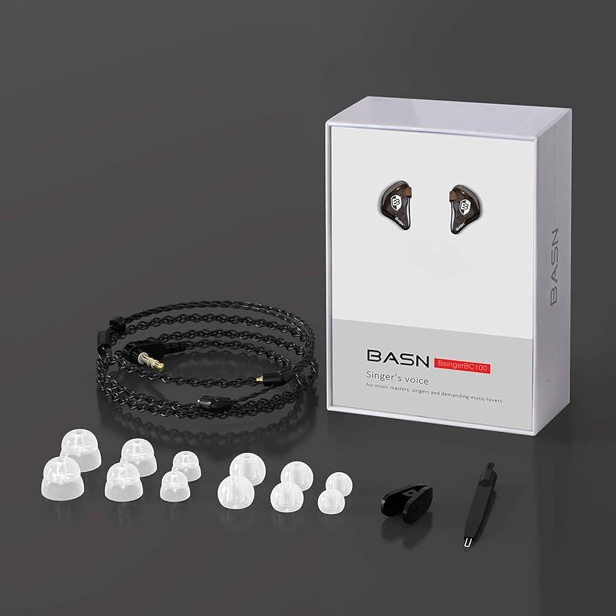 Amazon.com: BASN in-Ear Monitor Headphones Dual Dynamic